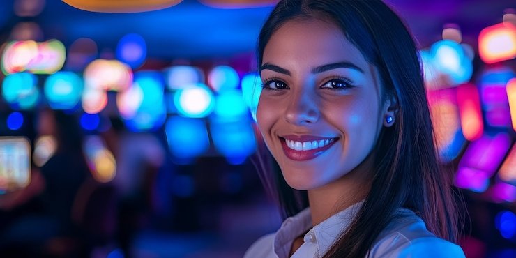 Pengguna mengakses platform hiburan duniagacor77 melalui perangkat mobile dengan keamanan tinggi